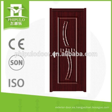 Bonita puerta de PVC con accesorios hecha en Zhejiang.